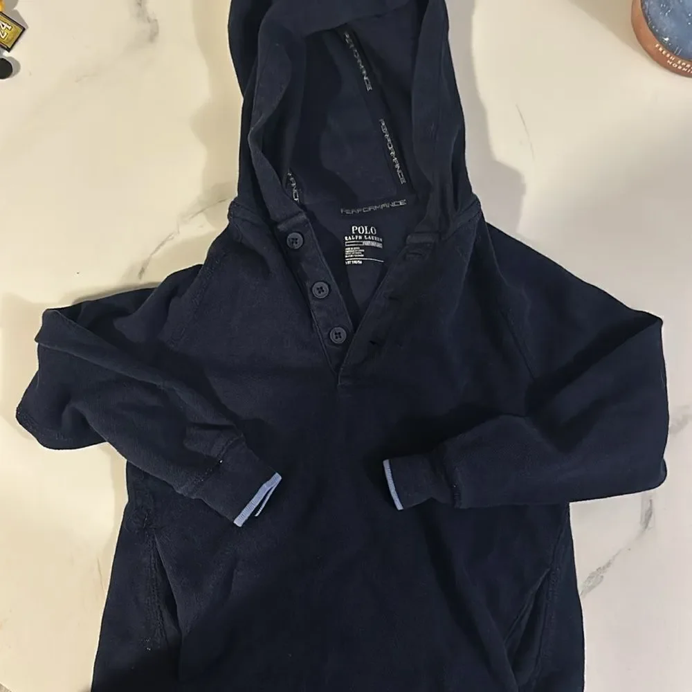 Polo Ralph Lauren Blue Hoodie Shirt 3/3T